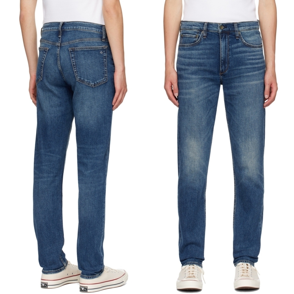 rag & bone Men's Slim Jeans in Blue